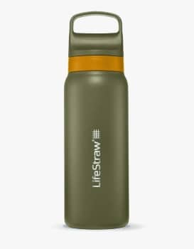 LifeStraw Go StainlessSteel 0.7l Filterflasche timbergreen