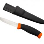 Arbeitsmesser-mit-Scheide-rot-schwarz
