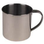 Tasse, Edelstahl, einwandig, ca. 250 ml