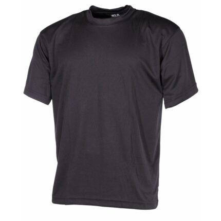 US-T-Shirt Tactical halbarm-schwarz