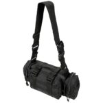Hüft- und Schultertragetasche schwarz