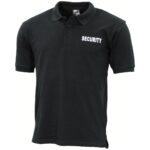Security Poloshirt schwarz