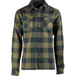 Holzfällerhemd oliv/schwarz