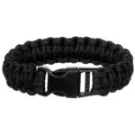 Armband Paracord 2.3cm, schwarz