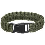 Armband Paracord 2.3cm, oliv