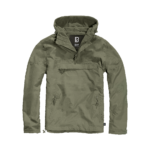 Windbreaker halfzip Oliv