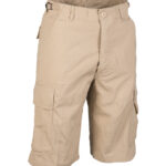 BDU Bermuda R/S prewash khaki