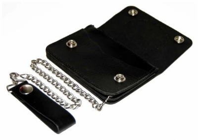 Biker Geldbörse klein mit Motiv  Live to Ride   schwarz – Bild 2