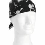 Headwrap skull schwarz