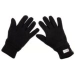 Handschuhe Strick schwarz