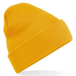 Haube Feinstrick mustard