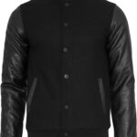 College Jacke black-black