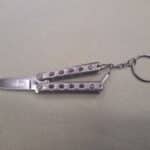 Mini Butterfly-Schlüsselanhänger schwarz