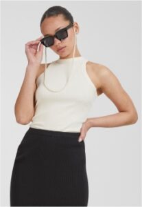 Ladies Back RibTop whitesand