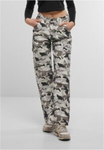 DEF Ladys Straight Fit Jeans black camo