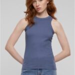 Ladies Back RibTop vintageblue