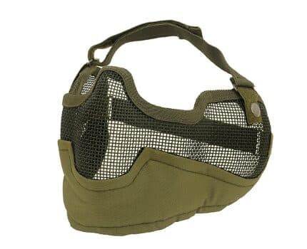 Airsoft Gitterschutzmaske groß oliv