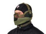 Airsoft Gitterschutzmaske  groß   oliv – Bild 3