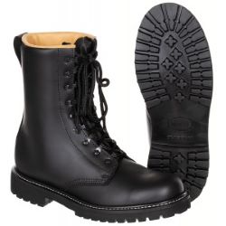 BW-Kampfstiefel Volleder schwarz