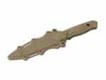 Dummy-Trainingsmesser Gummi oliv – Bild 2