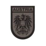 Patch Austria gestickt braungrau