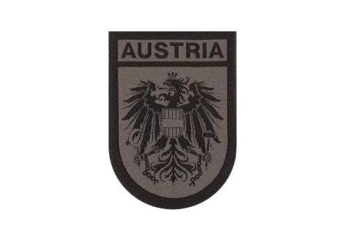 Patch Austria gestickt braungrau