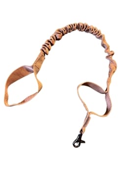Hundeleine Bungee 90cm coyote