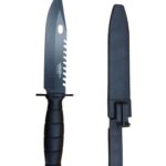 Feldmesser JKR 780 mit Sägerücken und Scheide schwarz