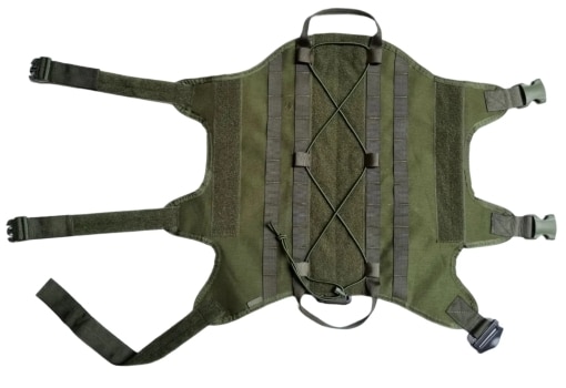 K9 Hunde Dienstgeschirr Heavy Harness oliv