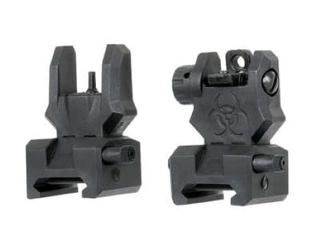 Flip Up Sight front x rear schwarz Flip Up Sight front x rear schwarz