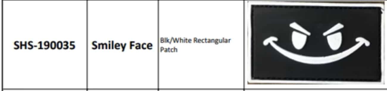 Patch Smiley Face