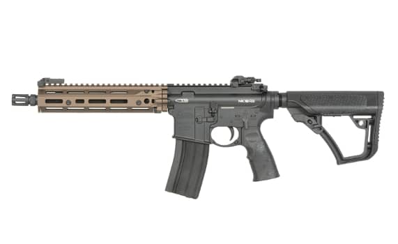 GBB DD4 MK18 RIII S 10.3" Daniel Def. schwarz coyote