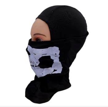 Tactical Balaclava Sturmhaube mit Schädelprint schwarz