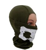 Tactical Balaclava Sturmhaube mit Schädelprint oliv
