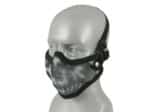 Gitterschutzmaske Skull Mesh schwarz