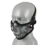 Gitterschutzmaske Skull Mesh schwarz