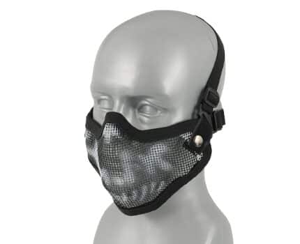 Gitterschutzmaske Skull Mesh schwarz