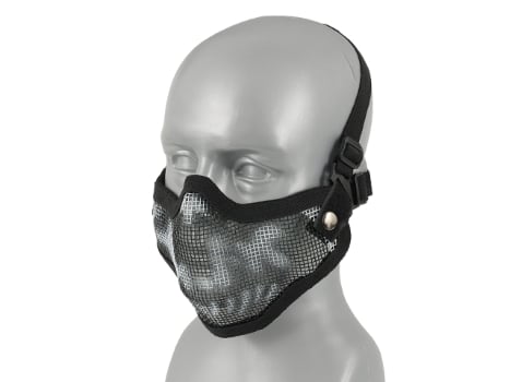 Gitterschutzmaske Skull Mesh schwarz