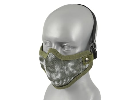 Gitterschutzmaske Skull Mesh oliv