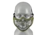 Gitterschutzmaske Skull Mesh oliv – Bild 2