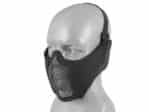 Stahl Mesh Schutzmaske schwarz