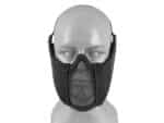 Stahl Mesh Schutzmaske  schwarz – Bild 2