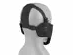 Stahl Mesh Schutzmaske  schwarz – Bild 4