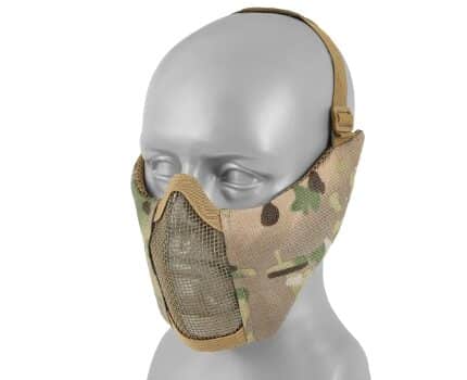 Stahl Mesh Schutzmaske multicam