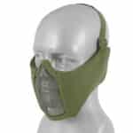 Stahl Mesh Schutzmaske oliv